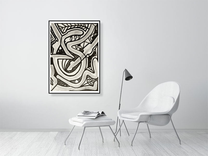 GZ0021_017 | 2021 Commission Collection - Wall - ArtAbstract - Printsgancarz