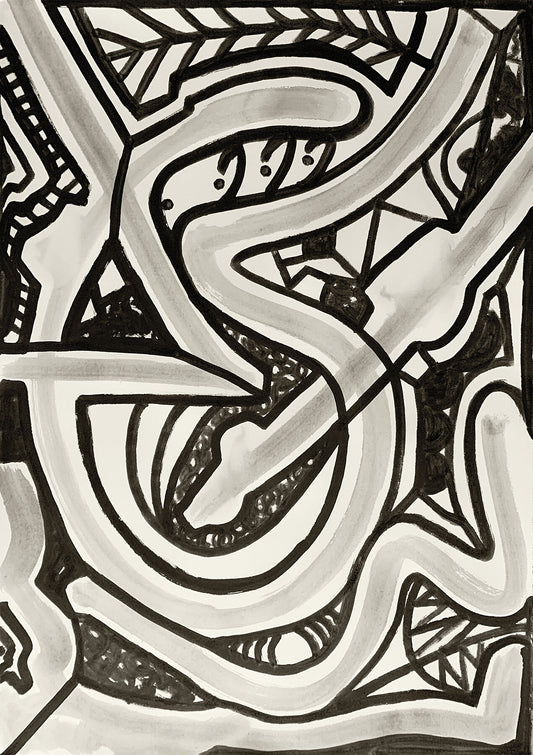 GZ0021_017 | 2021 Commission Collection - Wall - ArtAbstract - Printsgancarz